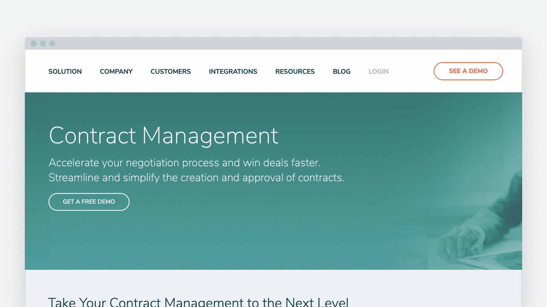 DealHub contract management system